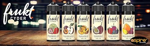 Frukt-Cyder-E-Liquid-Vape-Liquid-Juice-0MG-100ml-Shortfill-No-Nicotine-Flavours