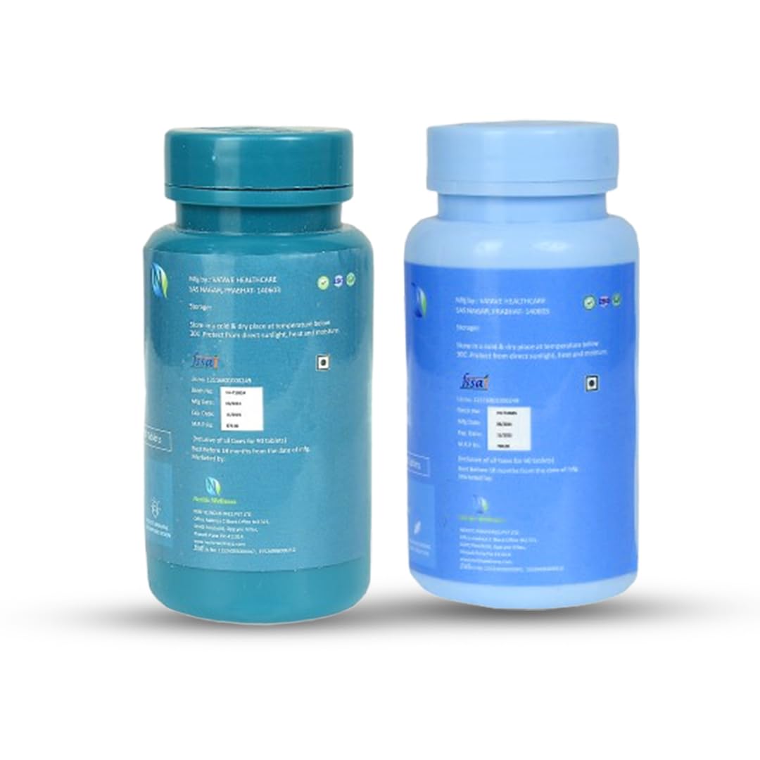 Neritic Wellness Calcicure & Multivit Tablets Supplement Combo Pack | Daily Essential Supplements| Bone Strength | Stamina & Immunity Support - 90 Tablets (Pack of 2) Neritic Wellness Calcicure & Multivit Tablets Supplement Combo Pack | Daily Essential Supplements| Bone Strength | Stamina & Immunity Support - 90 Tablets (Pack of 2)