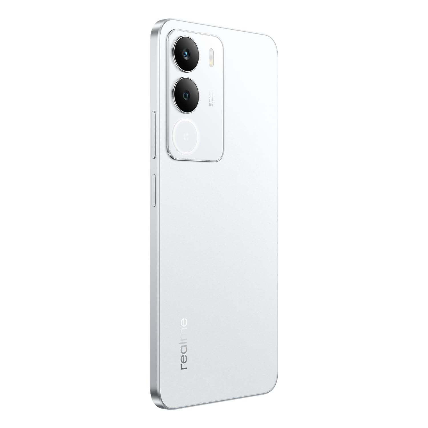 realme P3 lite, Smartphone,Bianco, 8+256 GB, display Eye Comfort da 120 Hz, batteria da 6000 mAh, chipset T7250, fotocamera AI da 50 MP, ricarica da 15 W (senza adattatore)