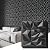 Art3d 33-Pack 3D Wall Panels for Interior Wall Decor, Modern Diamond Textured Accent Wall Paneling for Gaming Living Room TV Wall Background, 12 x 12 inch Black