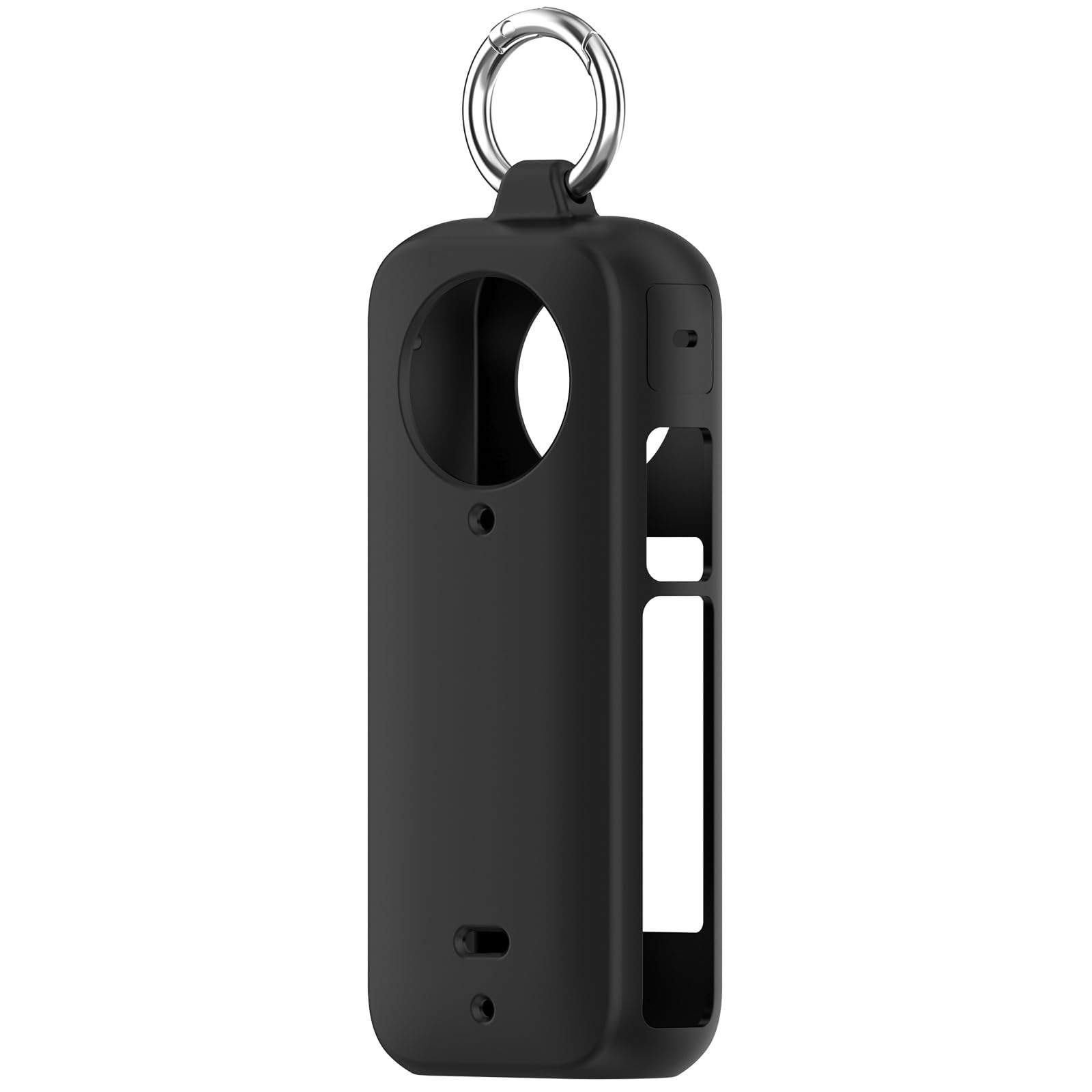 Camera-beschermhoes voor Insta360 X4, siliconen hoes voor X4 panoramische actiecamera, volledige bescherming, valbestendig, stofdicht hoesje - zwart