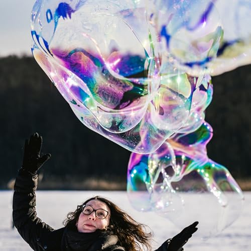 Bubble Brothers Seifenblasenflüssigkeit 5 Liter für Riesenseifenblasen und Normale Seifenblasen Nachfüllflasche 5l unplatzbare XXL Bunte Seifenblasen Seifenblasenlösung (5 Liter) (5L)