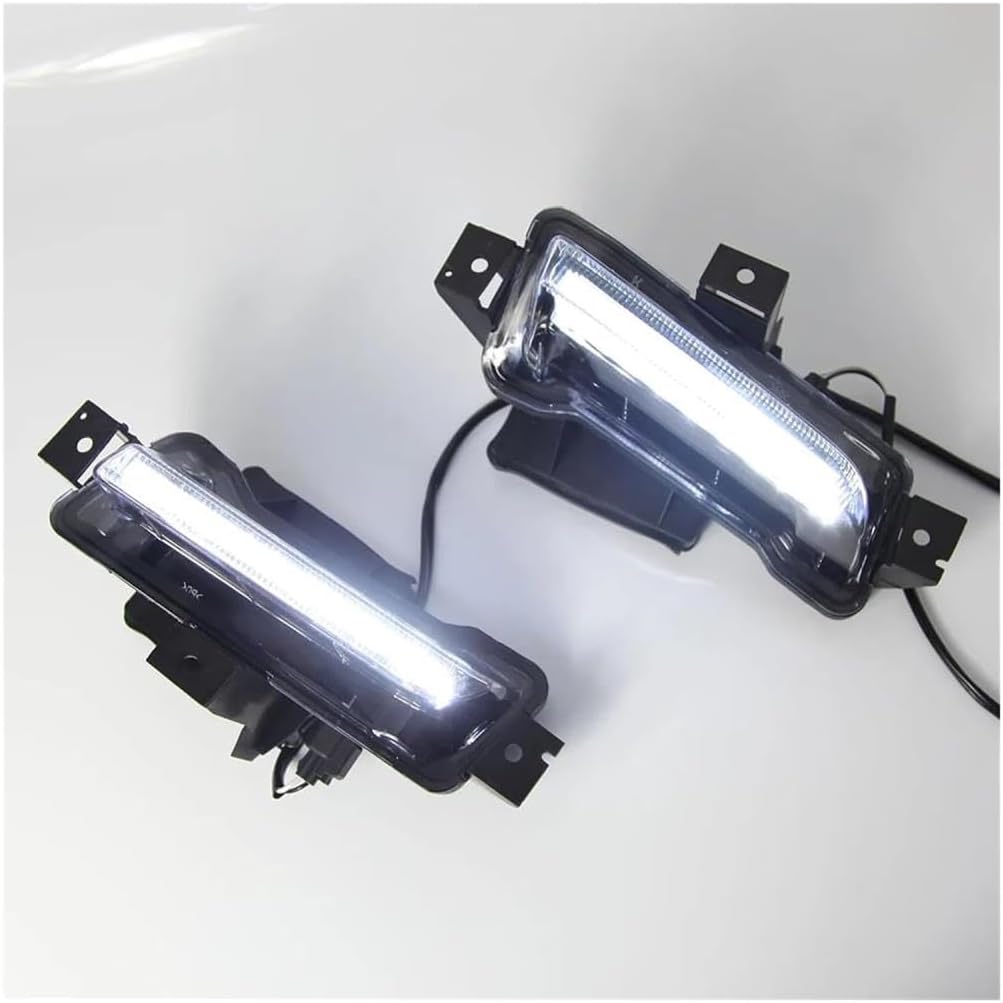 Car Turn Signal Light Car LED Fog Lights DRL Daytime Running Light Fog Lamps Clear Turn Signal for Chevy for Camaro for ZL1 2016 2017 2018 2019 2020 Mirror Indicator Lamp