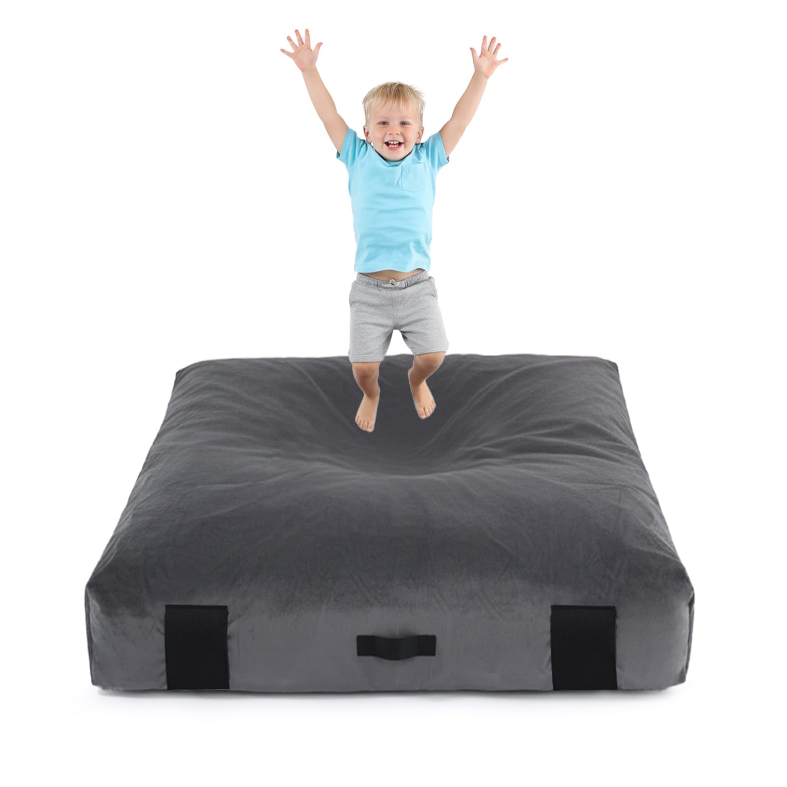 Crash Pad for Kids Sensory Room, Soft Foam Crash Mat with Removable Cover
