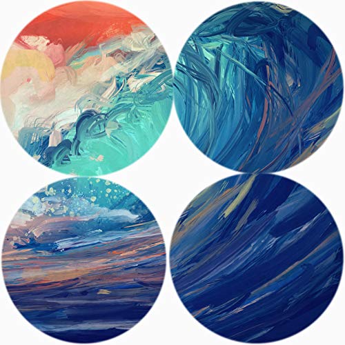 Toile vagues art abstrait moderne pour sublimer un grand mur vide