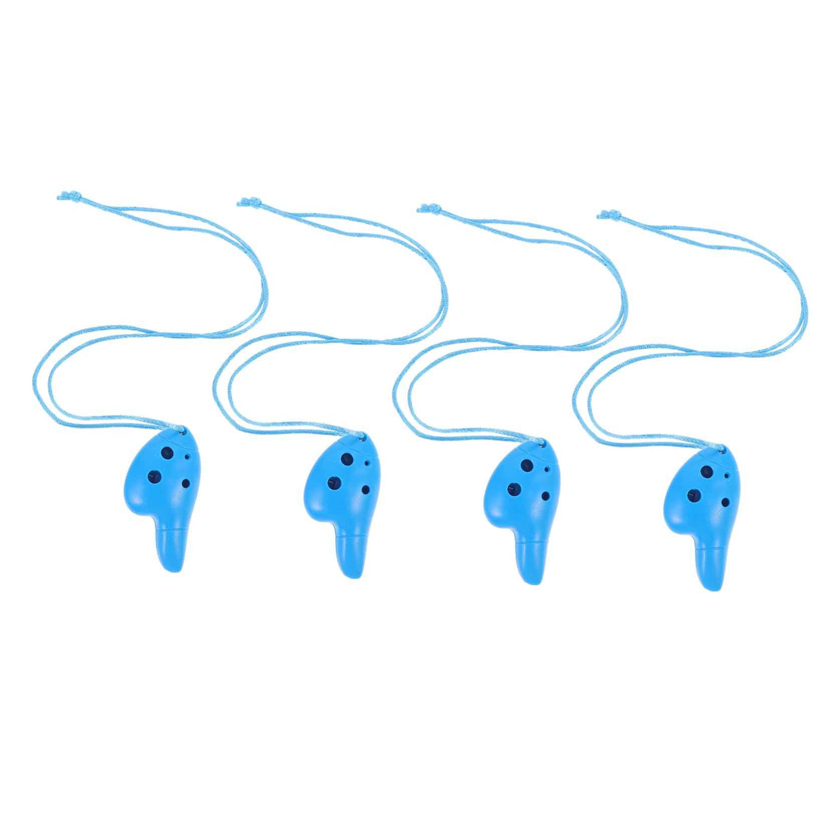 Holibanna 4Pcs 6 Ocarina Plastic Ocarina Beginner Musical Instruments for Traditional Instrument for Easy Learning and Soothing Melodies