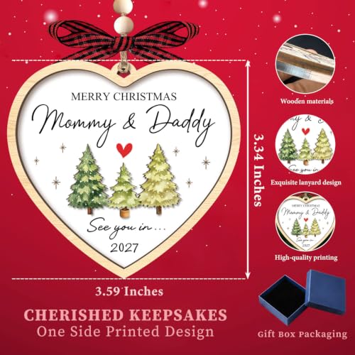 Image of Gifts for Expecting Parents,Gifts for Pregnant Women Christmas Ornament
