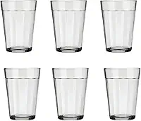 Conjunto 6 Copos Americano De Vidro 190 ml – Clássico, Resistente E Versátil