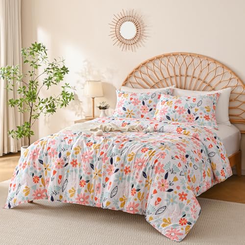 Yibeizi Floral Comforter Set For Girls Twin thumb #5