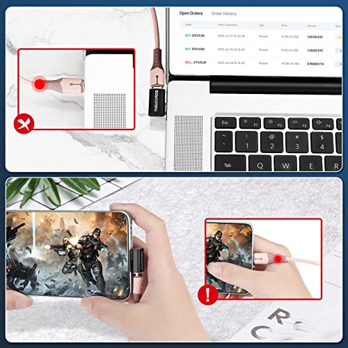 Thsucords Right Angle USB C Extension Adapter 2 Pack - Image 4