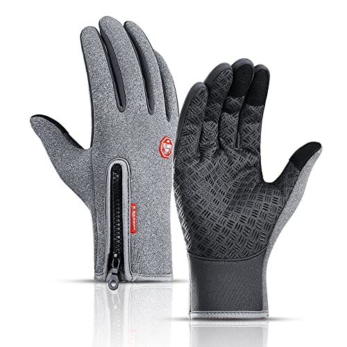 Gants de cyclisme d'hiver chauds et impermeables avec ecran tactile pour le ski outdoor