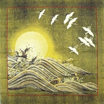 Amazon | 【日本製】 綿布物 名物裂 風呂敷 クロス タペストリー 蒔絵