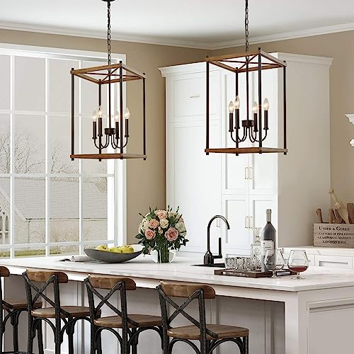Ksana Farmhouse Foyer Lighting, Entryway Chandeliers For Dining Rooms, Kitchen Island, Foyer, Stairway, W14 Xh23.5 #TOP3