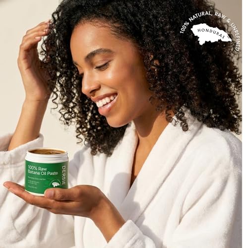 Image of Dersie 100% Raw Batana Oil: Unrefined Raw Batana Oil Paste Sourced from Honduras (4 oz)