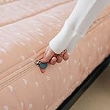 Beddy's Rainbow Bedding, Durable Zipper Bedding for Kids, Bed in a Bag, Peach Sheets & Comforter, Includes Pillowcase & Pillow Sham Easy to Make & Wash