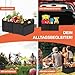 POUKO® Kofferraum Organizer Schwarz I Extrem stabiler Auto Organizer mit Anti-Rutsch-Klett I Praktische faltbare Kofferraumtasche für mehr Ordnung und Platz im Auto I Hochwertige Kofferraum Box