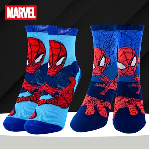 Marvel Spider-Man Chaussettes pour Garçon, Lot de 5 Chaussettes Classiques Spiderman, Taille EU 27/30 – vue 8