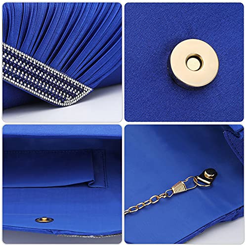 Image of Goclothod Evening Clutch Handbag Women Fashion Crossbody Shoulder Bag Chain Purse