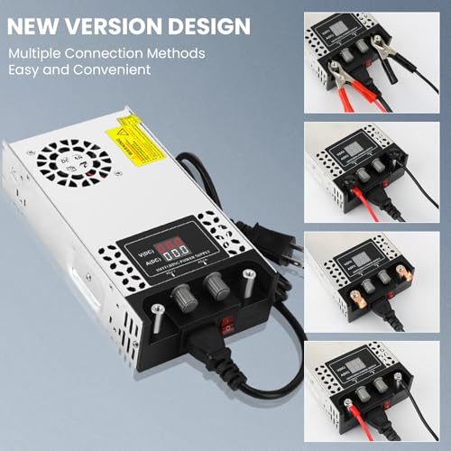 Adjustable 0-12V Power Supply 50A 600W, 110V AC to DC 0-12V Buck Converter 0-50A 600W Power Supply with LCD Display Adjustable Voltage Current 110V/220V AC to 12V DC Converter3