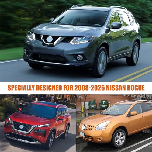 Image of Waterproof Car Covers Replace for 2008-2025 Nissan Rogue, 6 Layers All Weather Custom-fit Car Cover with Zipper Door & Windproof Bands for Snow Rain Dust Hail Protection (Rogue)