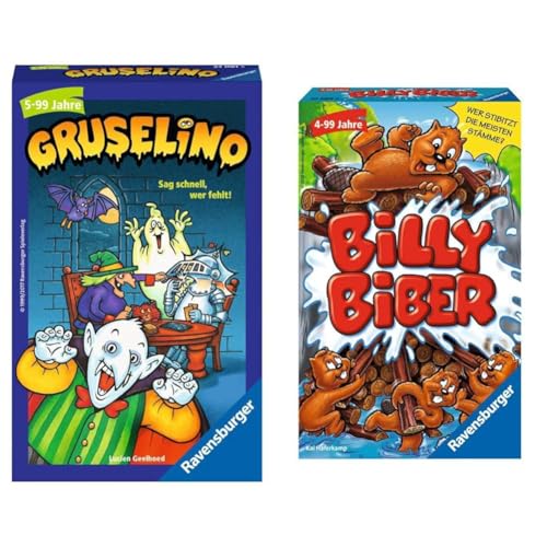 Ravensburger 23081 - Gruselino, Mitbringspiel für 2-4 Spieler & 23280 -...