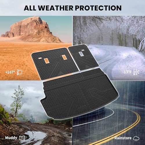 Image of LASFIT Trunk Mat Backrest Mat for Chevy Traverse 2018-2023 /Limited 2024