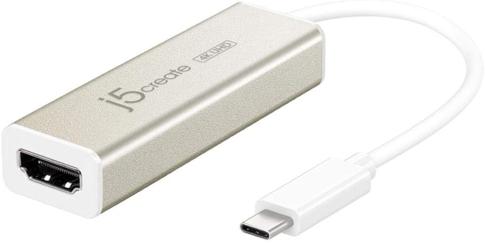 j5create USB Type-C to 4K HDMI Adapter JCA153 / 4K @60 Hz/for MacBook, Chromebook, Type C Laptops