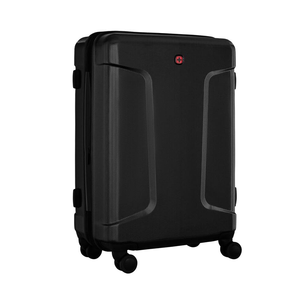 WENGER Legacy M Hartschalenkoffer mit 4 Rollen, Trolley, M, 66 (79) l, Sicherheitsschloss, Damen Herren, Reisen Urlaub