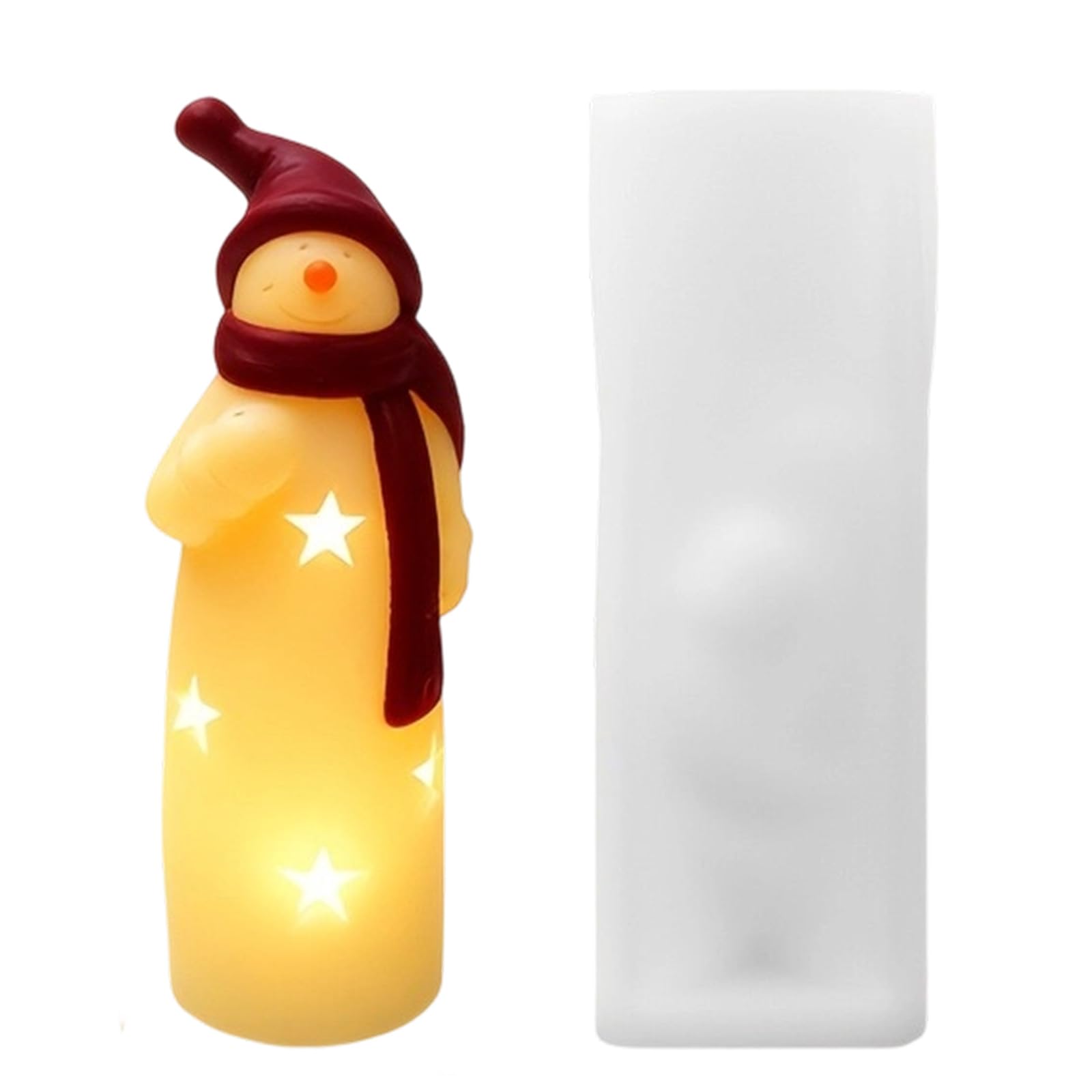 Whoasyst Food Safe Santa Christmas Silicone Christmas Maker for Candy Chocolate and Home Craft