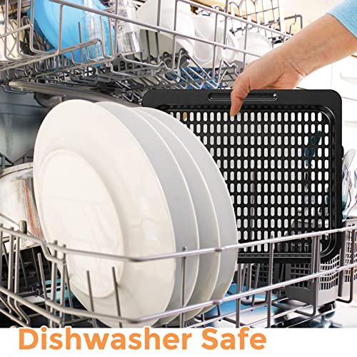 2PCS Cooking Tray Replacement, 10 QT Mesh Cooking Rack Air Fryer Accessories For