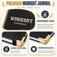 Fitness Workout Journal for Women & Men, Workout Log Book Planner — image 6