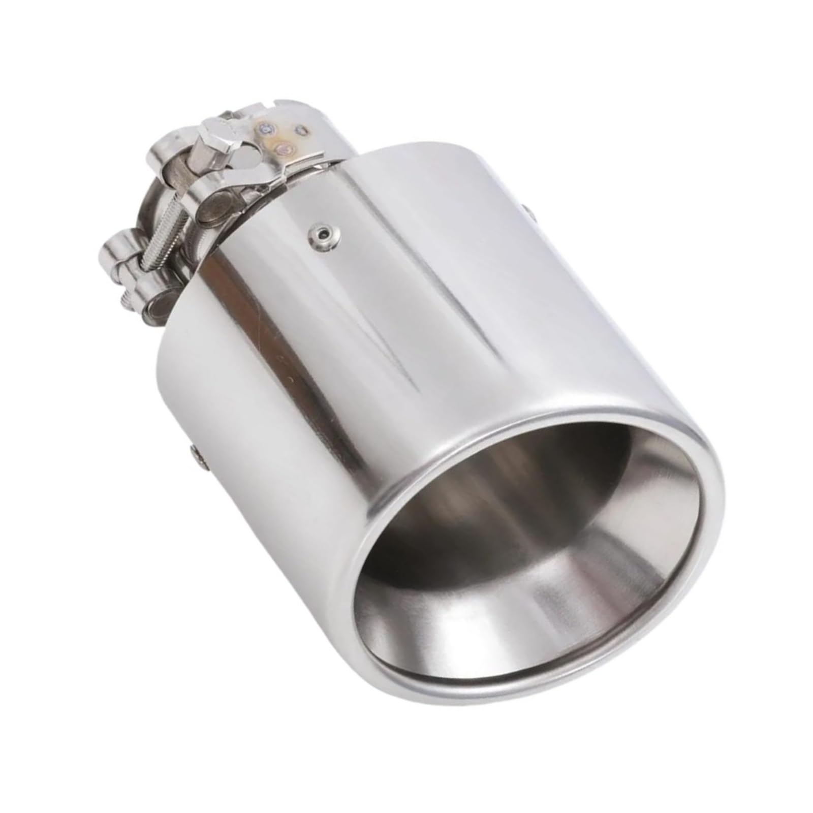 Embout silencieux d'échappement universel rond acier inoxydable 57mm