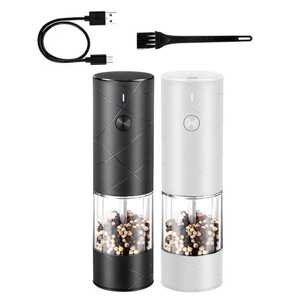 Moulin à grains et poivre électrique pour assaisonnements de cuisine