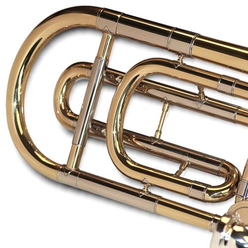 Bb Tenor Posaune Quartventil, verchromter Innenzug, Softkoffer, Mundstück