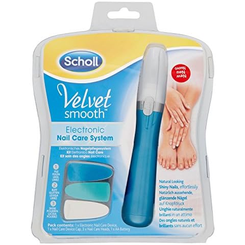 Scholl Velvet Nail Care System, Blue Cover