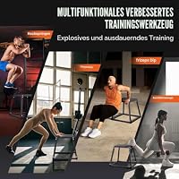 VEVOR Plyometrische Sprungbox, 458 mm Plyo-Box, Plyometrische Plattform Plyobox Schwarz, Rutschfeste Fitness-Übungs-Step-Up-Box für Heimtraining, Konditions-Krafttraining, Oberschenkel Trainieren – Ansicht 5