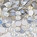 CTOBB SS6 8 10 12 16 20 30 Topazio Chiaro Flatback Cristallo Strass Cristallo chiodo Adesivi Cristallo Non hotfix Strass per Vestiti, Opale, ss6 1440 pz