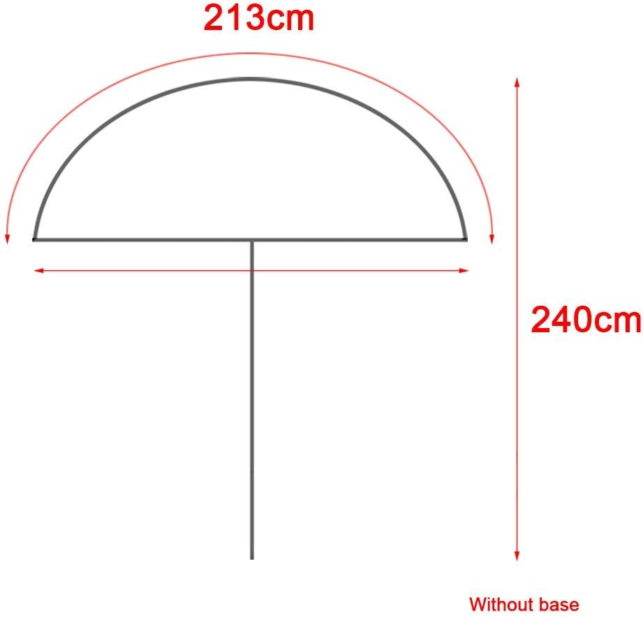 LSLYTQ Round Parasol Garden Patio Umbrella |Outdoor for Beach/Balcony/Terrace/Deck/Camping |High 240cm| - without Base good