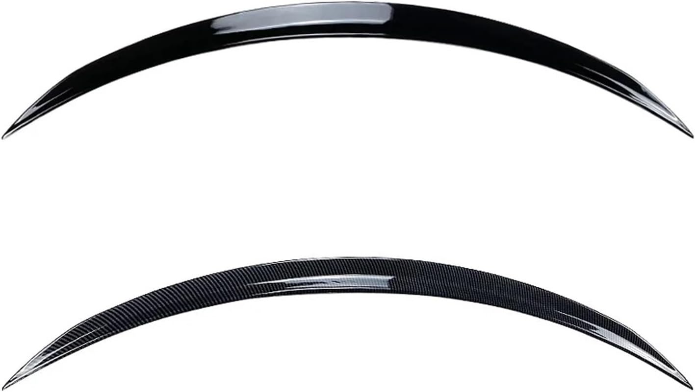Rear Trunk Spoiler Tail Wings Fixed Wind Compatible For Mercedes Benz C Class W205 C205 C63 COUPE C200 C300 2015-2021 Accessories(Glossy Black)