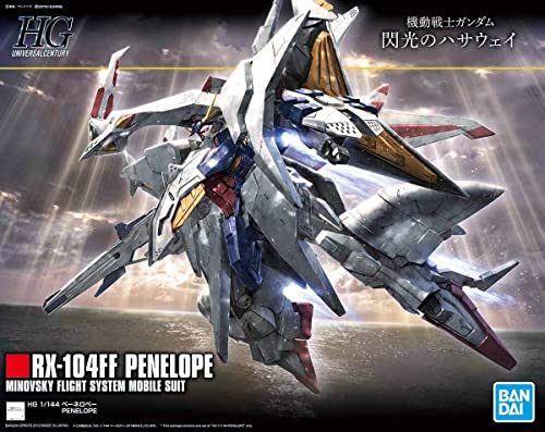 Bandai Hobby HGUC # 229 1/144 Penelope Gundam: Hathaway's Flash, Multicolored