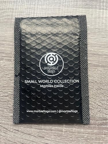 MARBLEFLAGS 3 Packungen Murmeln mit Länderflaggen | 10 zufällige Flaggen pro Packung | Small World Collection
