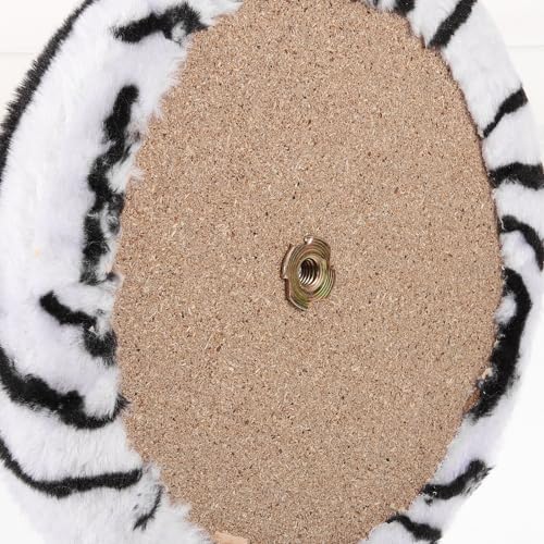 Rascador para gatos pequeño con patrón cebra y plataforma miniatura 5