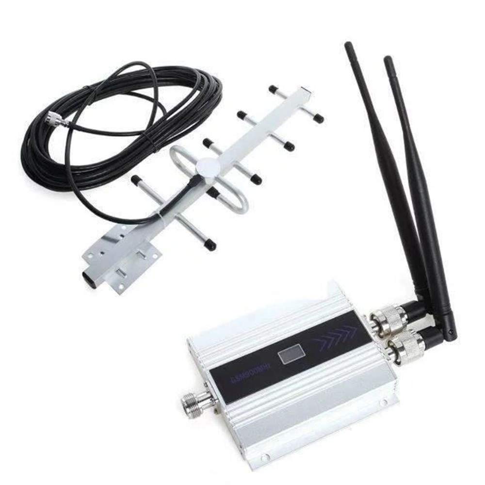 Amplificador de Refuerzo de Señal Móvil repetidor de señal de teléfono Celular Amplificador gsm 900 MHz + Antena Yagi