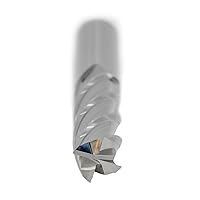 Vista 2 de 102987 1/2 "Diámetro x 1/2" Shank 4-Flute Long Length Blue Series Carburo End Mill