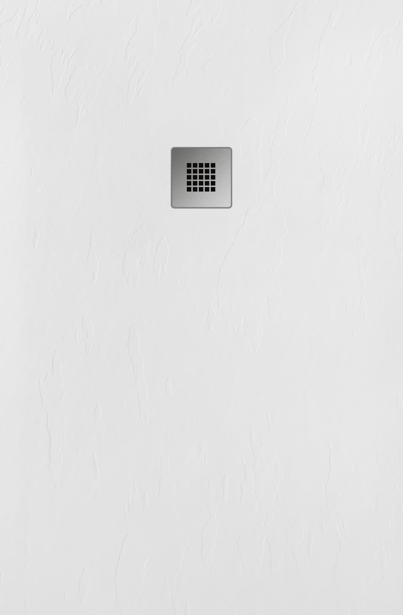 Plato de ducha de resina color blanco 80 x 120 cm con rejilla y desagüe – Showey