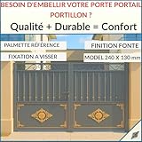 Zoom IMG-1 d co fer forg palmette Zoom IMG-1 d co fer forg palmette