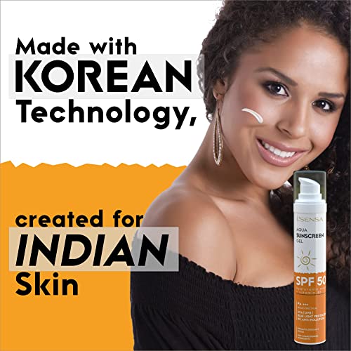L'SENSA Sunscreen SPF 50 P+++, (Pack of 2) 6hr Sun Protection & Waterproof, Made with Korean Technology, Free from Oxybenzone, For Oily, Sensitive... - Image 3