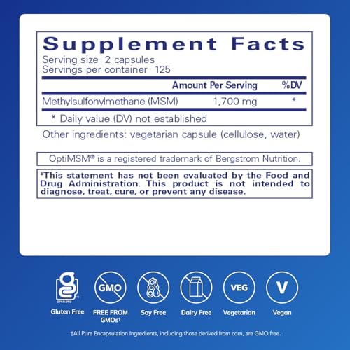 Pure Encapsulations MSM Capsules