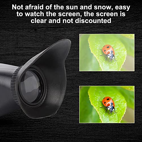 2.8X Lcd Magnifier, Sunshade Lcd Viewfinder, Lcd Screen Magnifying Viewfinder Magnifier Viewer Lens Accessory, With Extender Hood, For Mirrorless Camera Slr Camera #TOP4