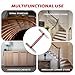 Stair Tread Template Tool, 360° Rotation 12 Inch Stair Measuring Tool, Aluminum Alloy Woodworking Measuring Tools of Any Length, Stair Tread Jig for Stair Treads, Cabinets and Shelves
